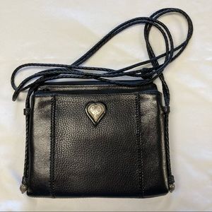 Brighton Leather Crossbody Bag Black